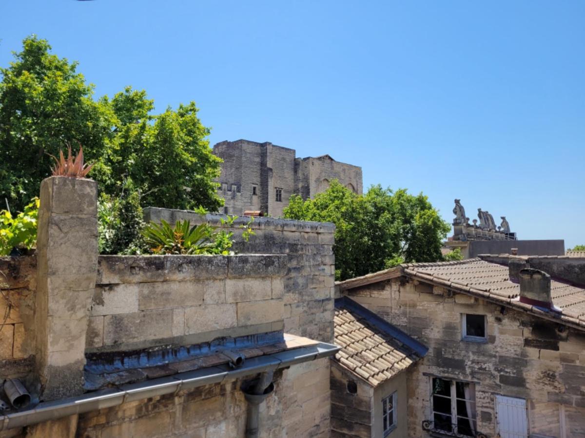 Appartamento Un Nid Sur Les Toits Face Au Palais Des Papes Avignone Esterno foto